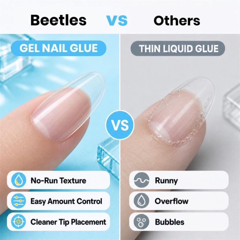 Pegamento de uñas UV Beetles Gel Polish 20 g libre de HEMA - 1 unidad