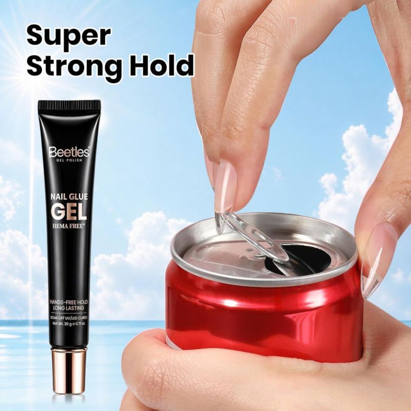 Pegamento de uñas UV Beetles Gel Polish 20 g libre de HEMA - 1 unidad