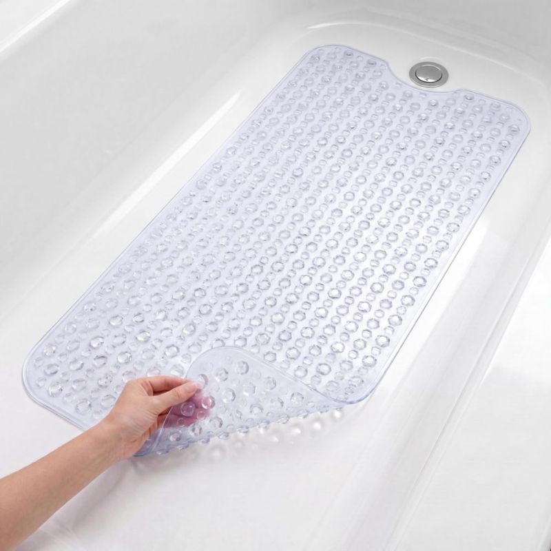Alfombra de Baño Utopia Home 102x41 cm Antideslizante Transparente