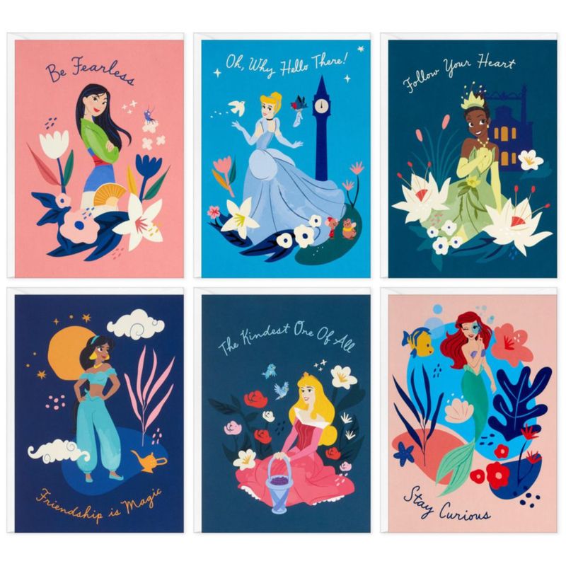 Tarjetas Hallmark Disney Princess - Pack de 24