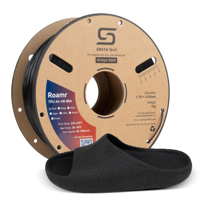 Filamento 3D Siraya Tech Roamr TPU Air HR 80A 800 g