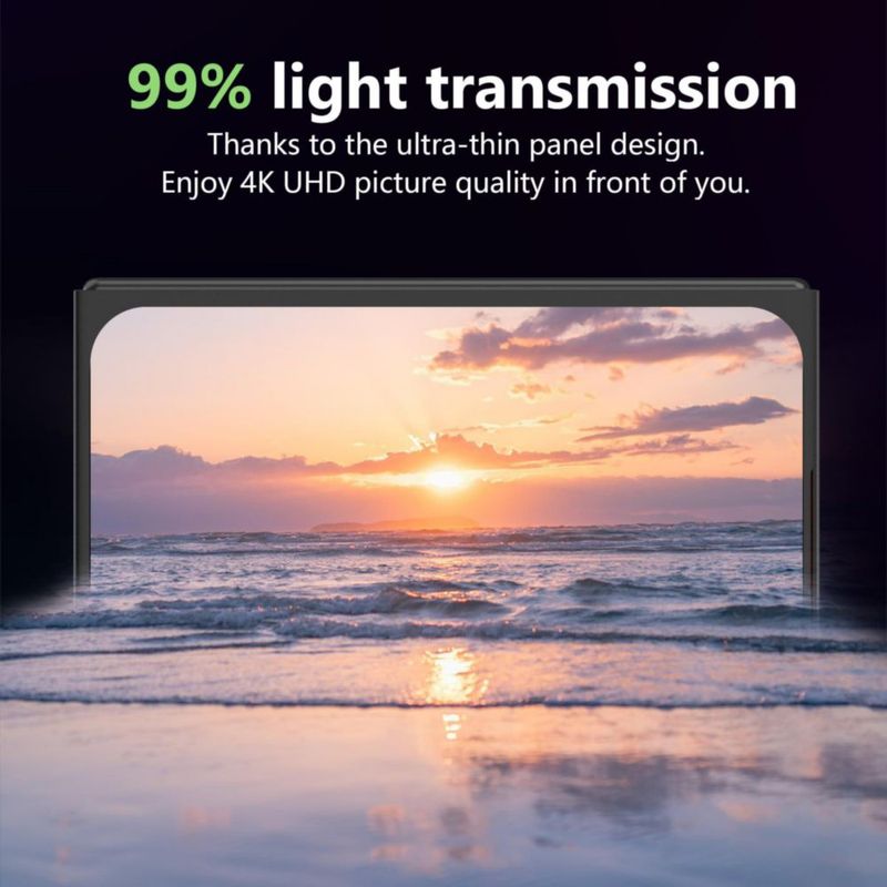 Protector de pantalla Suttkue Duo para iPhone plegable con vidrio para cámara