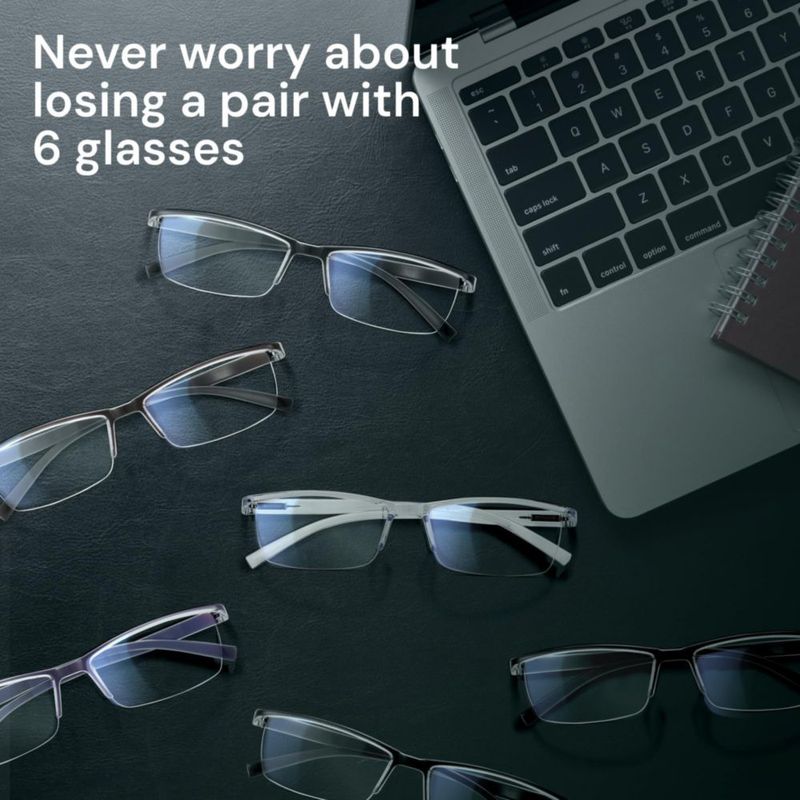 Gafas de Lectura Gaoye Pack de 6 con Luz Azul y Montura TR90