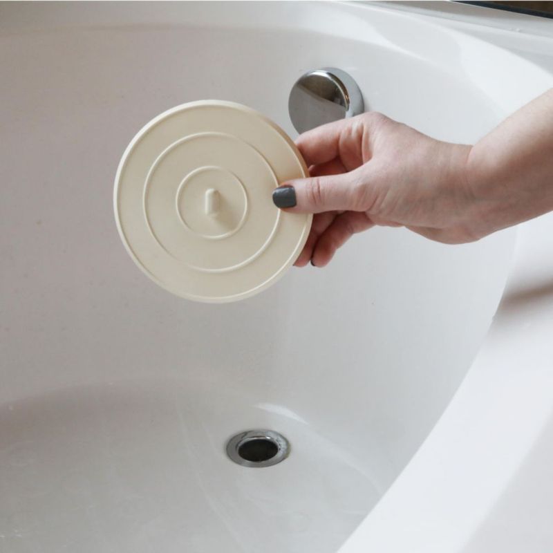 Tapón de succión plano Danco 13 cm blanco - 1 unidad