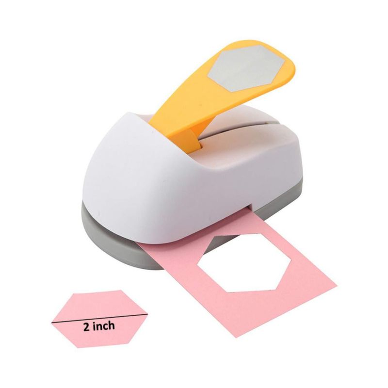 Perforadora de papel hexagonal ASPERFFORT 5 cm para manualidades