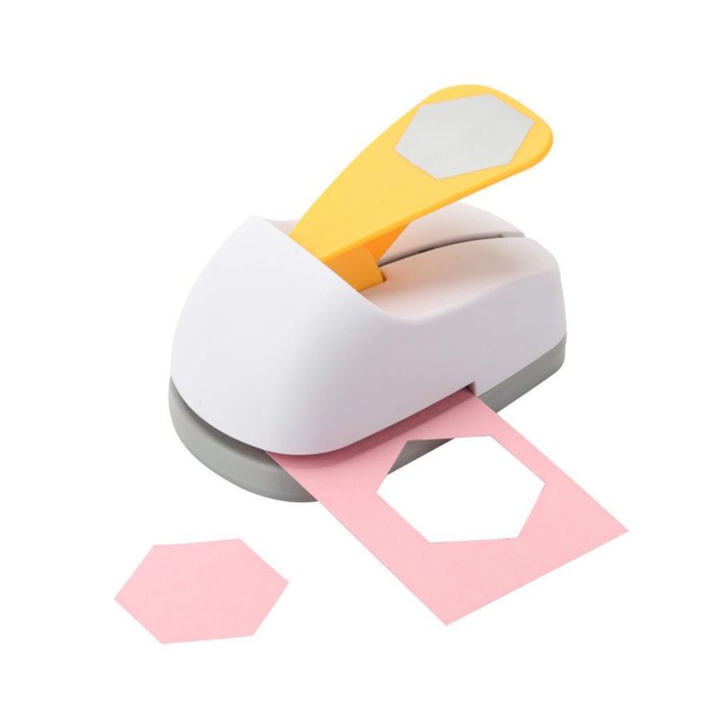 Perforadora de papel hexagonal ASPERFFORT 5 cm para manualidades