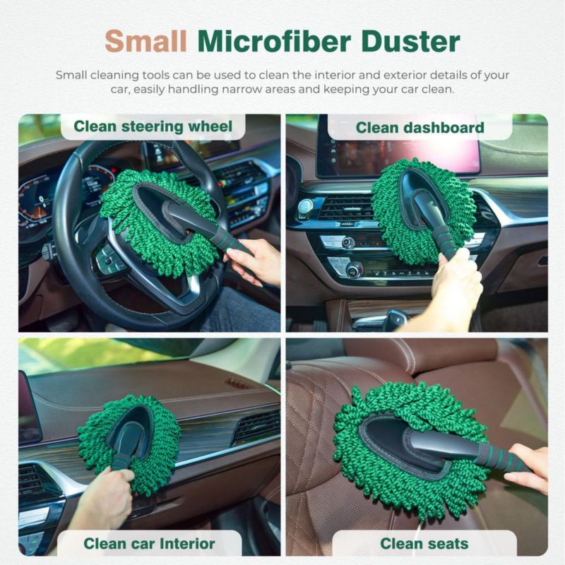 Plumero de coche FLORICH grande extensible de microfibra