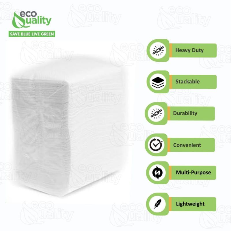Servilletas EcoQuality 9x24 cm 400 unidades bajo pliegue 1 capa
