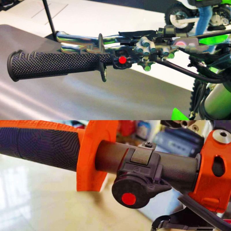 Interruptor de paro PerfecTech 775 cm para manillar de 22 mm con botón de bocina