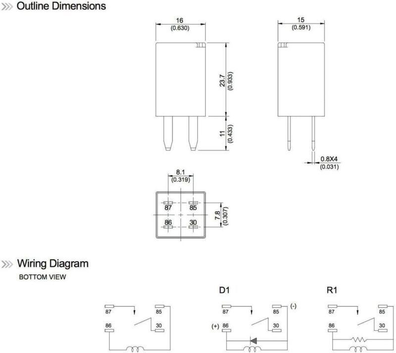 Relé JOINAP 303-1AH 12VDC 20A SPNO - Pack de 20 unidades