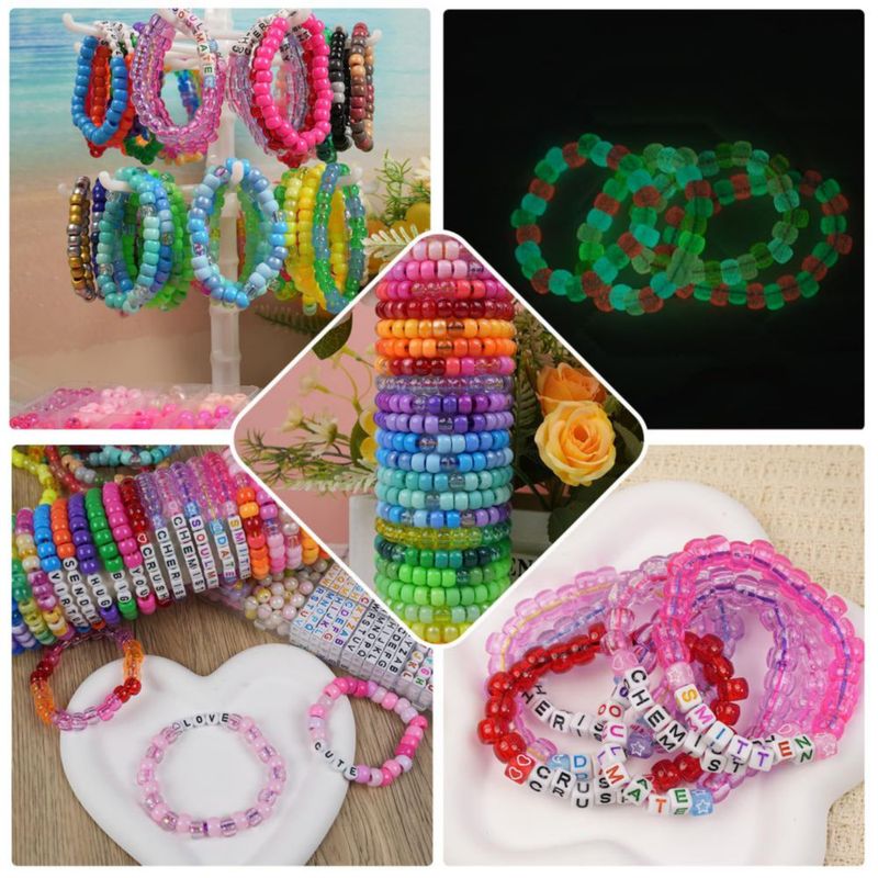 Kit de cuentas Lynnmos 4400 piezas 110 colores DIY manualidades regalo