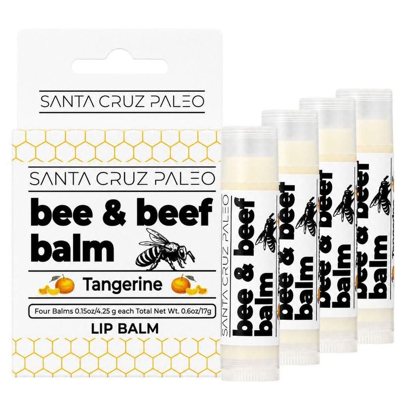 Bálsamo labial Santa Cruz Paleo Mandarina - Pack de 4 (425 g)