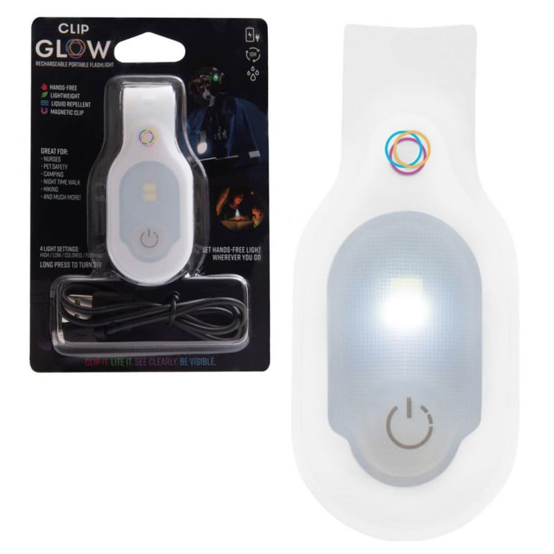 ClipGlow Light Night Shift Light con clip para lactancia color blanco