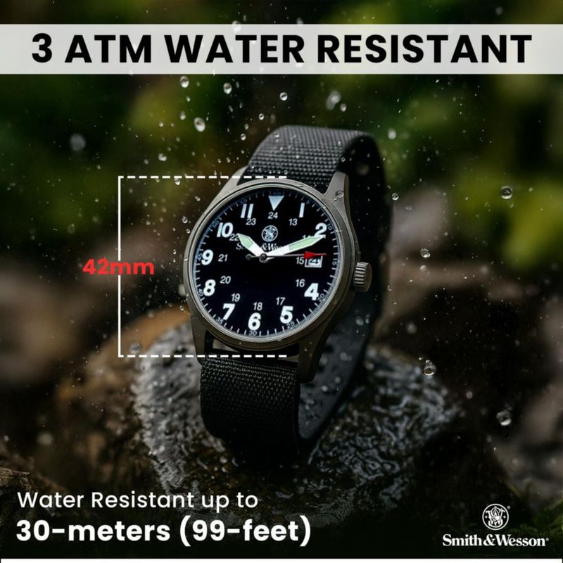 Reloj Smith & Wesson 42 mm NATO Zulu 3 ATM