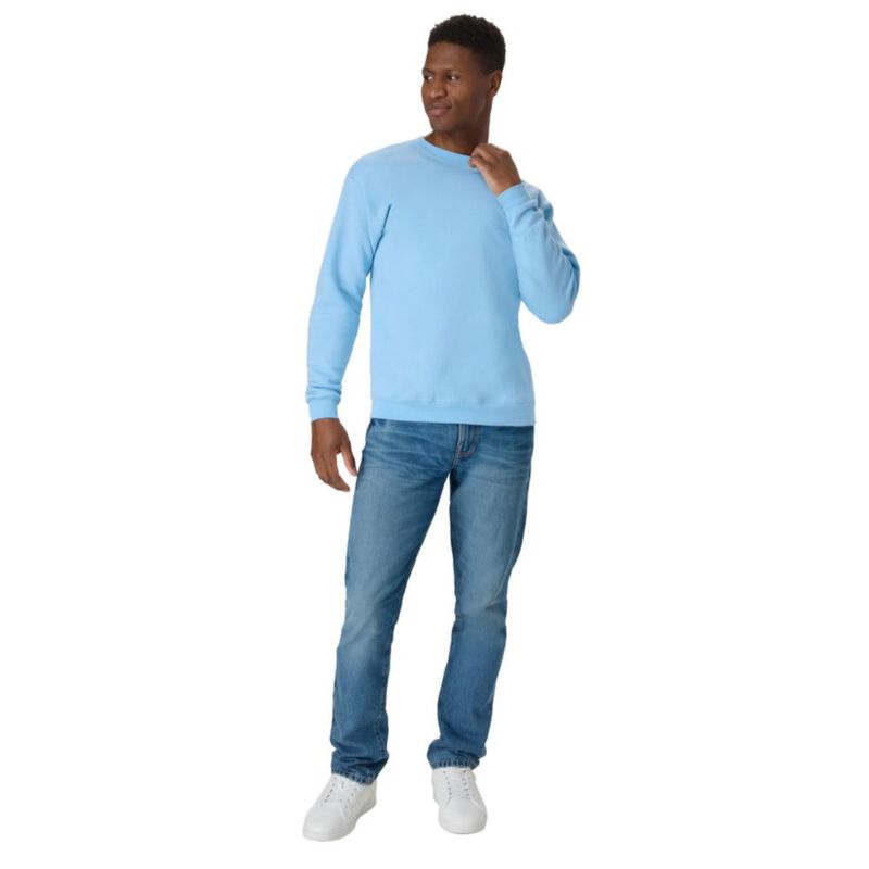 Sudadera Hanes 3XL Azul Claro EcoSmart