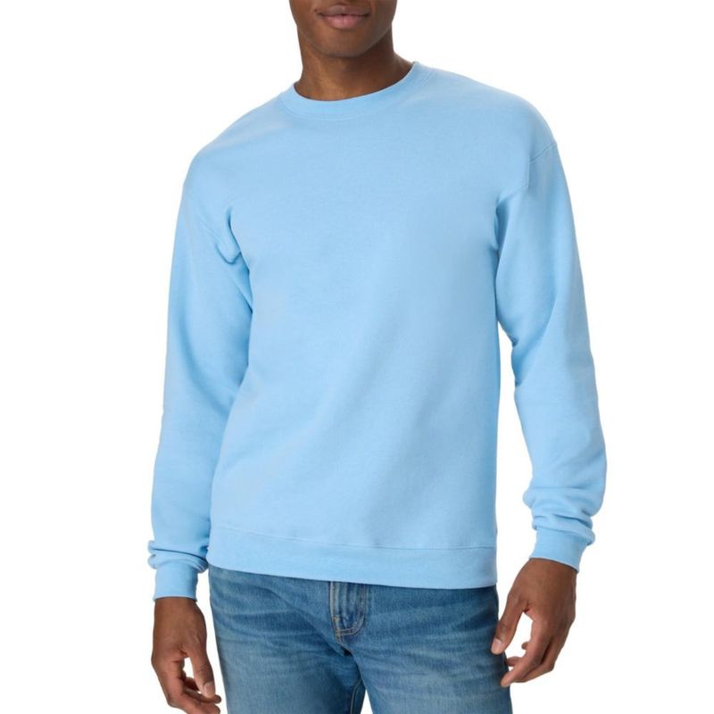 Sudadera Hanes 3XL Azul Claro EcoSmart