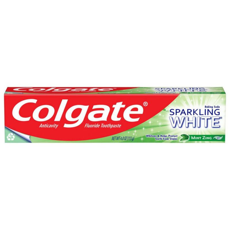 Pasta dental Colgate Sparkling White Gel Mint Zing 113 ml