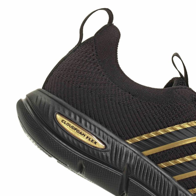 Zapatillas adidas Cloudfoam Flex 7 Negro/Oro Metálico
