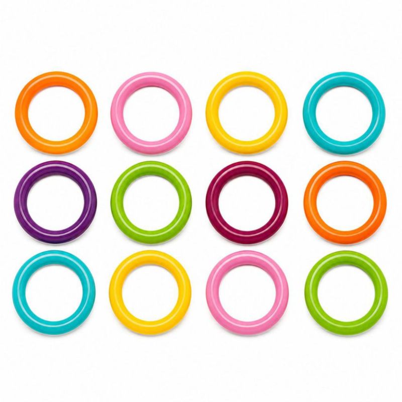 Anillos para servilletas CLEENTABLE 6 cm pastel resina epoxi paquete de 12