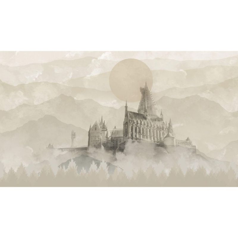 Papel pintado autoadhesivo RoomMates Harry Potter Castillo de Hogwarts