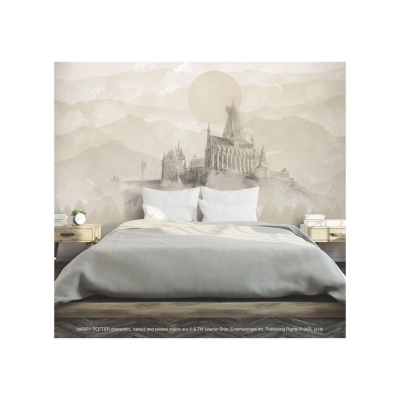 Papel pintado autoadhesivo RoomMates Harry Potter Castillo de Hogwarts