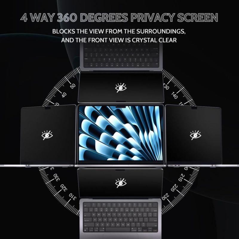 Protector de pantalla Peslv para MacBook Air 13.6/13" anti‑reflejo