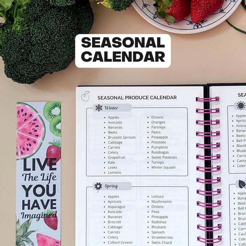 Planificador semanal retro de comidas Life & Apples