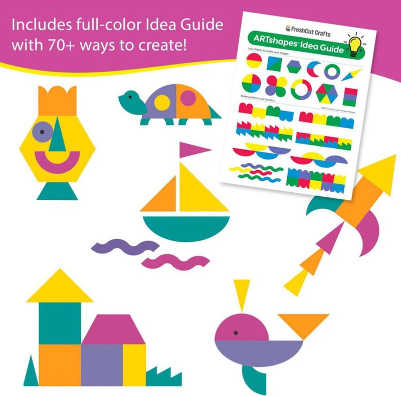 Formas de Papel FreshCut Crafts 840 piezas en colores festivos