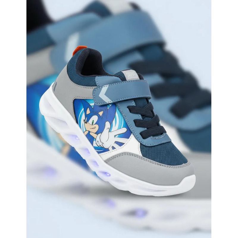 Tenis sonic niño casual urbano choclo luces 1183662