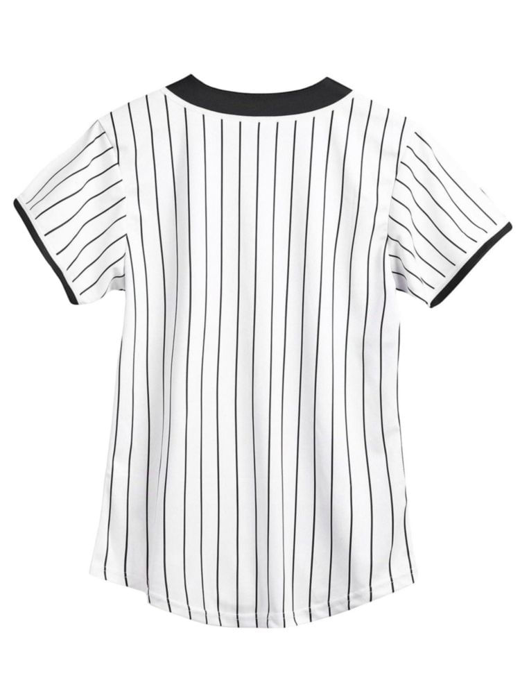 Jersey de béisbol Amzdest estilo Hip Hop 90s 23White‑B M