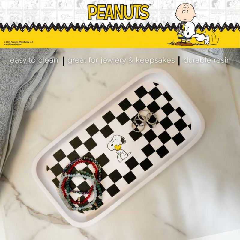 Bandeja Franco Snoopy a Cuadros 27 cm x 14 cm