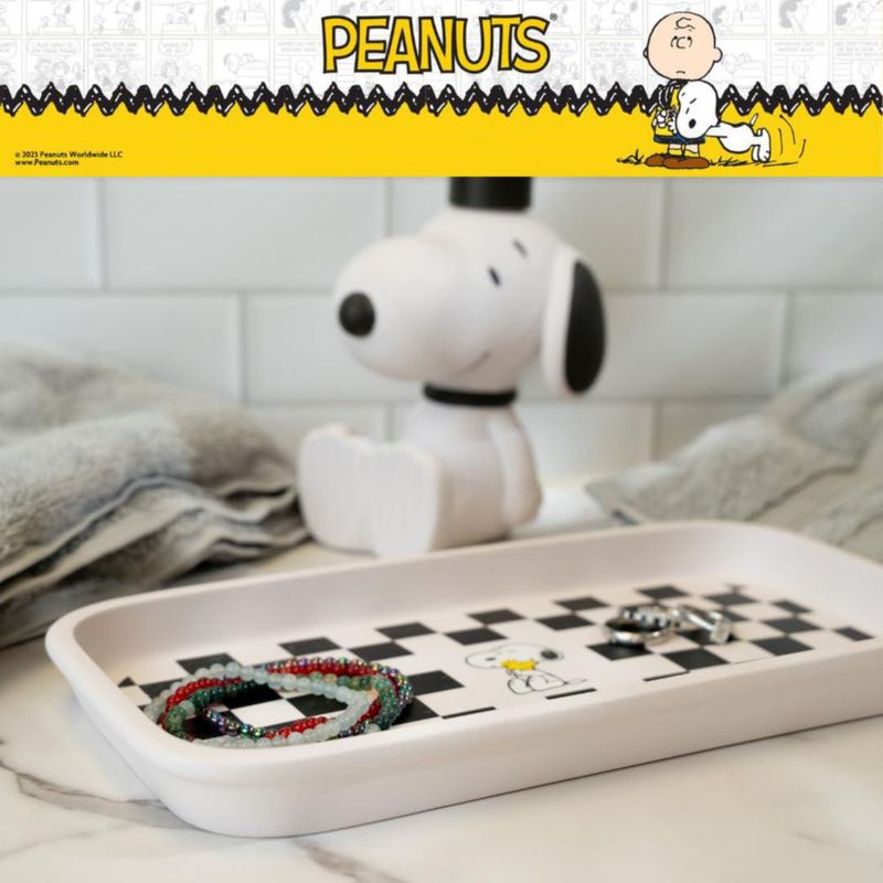 Bandeja Franco Snoopy a Cuadros 27 cm x 14 cm