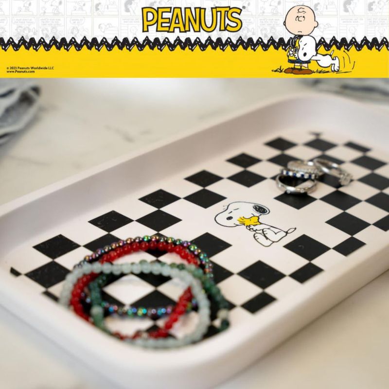 Bandeja Franco Snoopy a Cuadros 27 cm x 14 cm