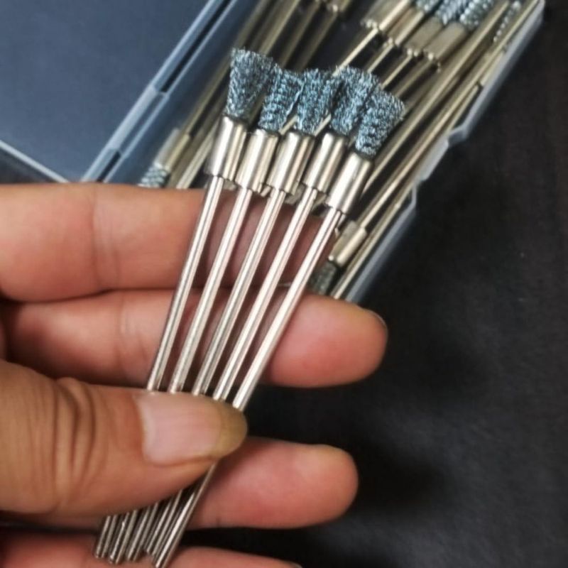 Cepillos de Limpieza Luo ke de Acero Inoxidable Mango de 1/8" (20 uds)