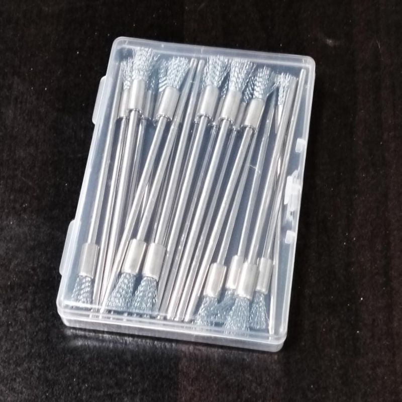 Cepillos de Limpieza Luo ke de Acero Inoxidable Mango de 1/8" (20 uds)