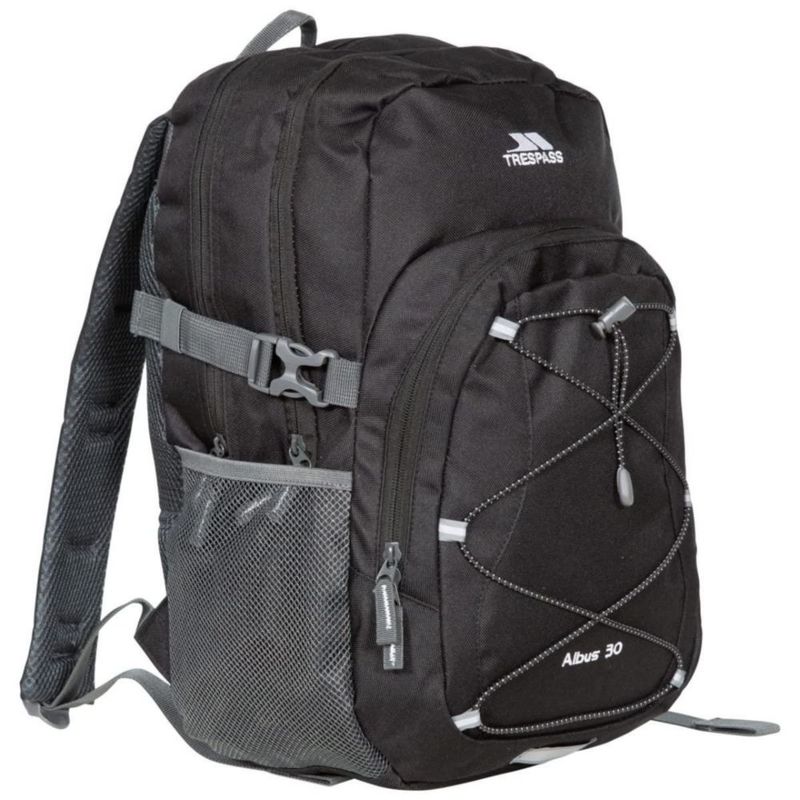 Mochila Trespass Albus 30L Impermeable Negra