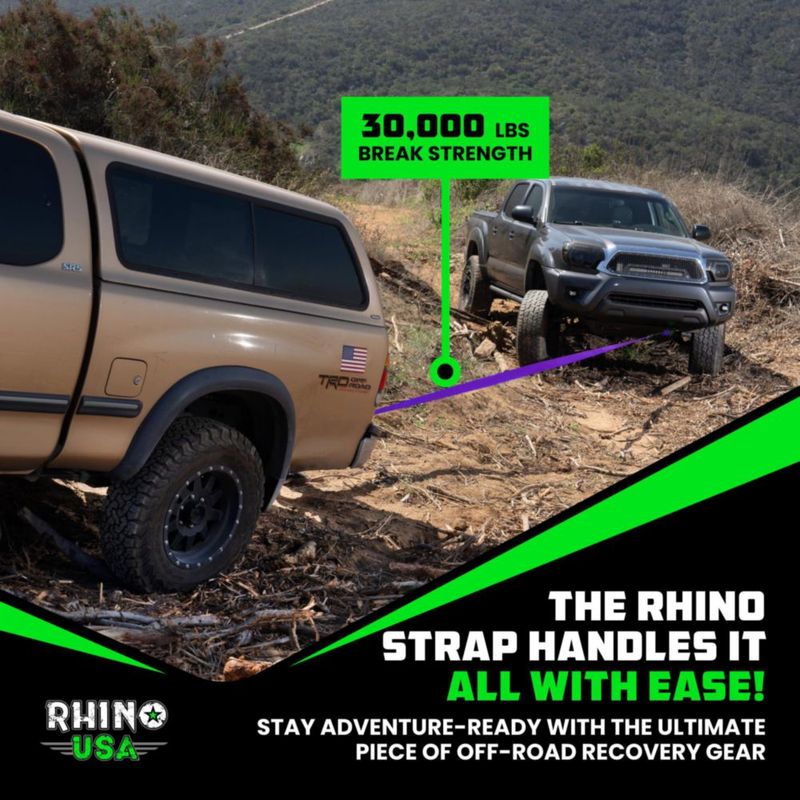 Correa de carga Rhino USA 76 cm x 6 m 31 518 lb de alta resistencia