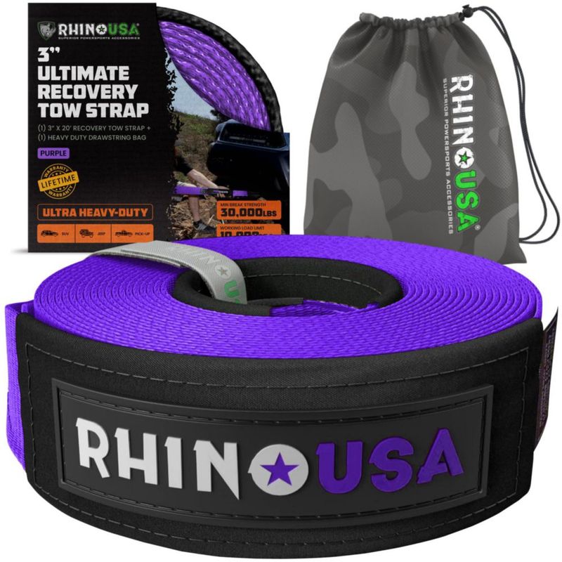 Correa de carga Rhino USA 76 cm x 6 m 31 518 lb de alta resistencia