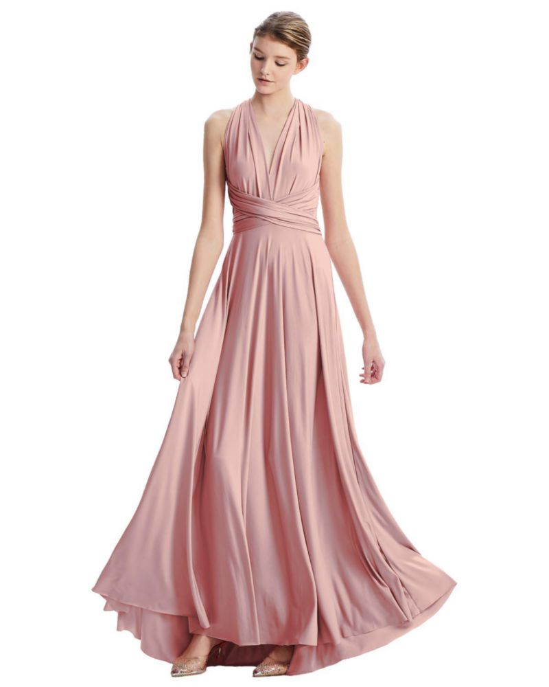 Vestido Maxi Envolvente Infinity de INFIWING para Dama de Honor/Invitada