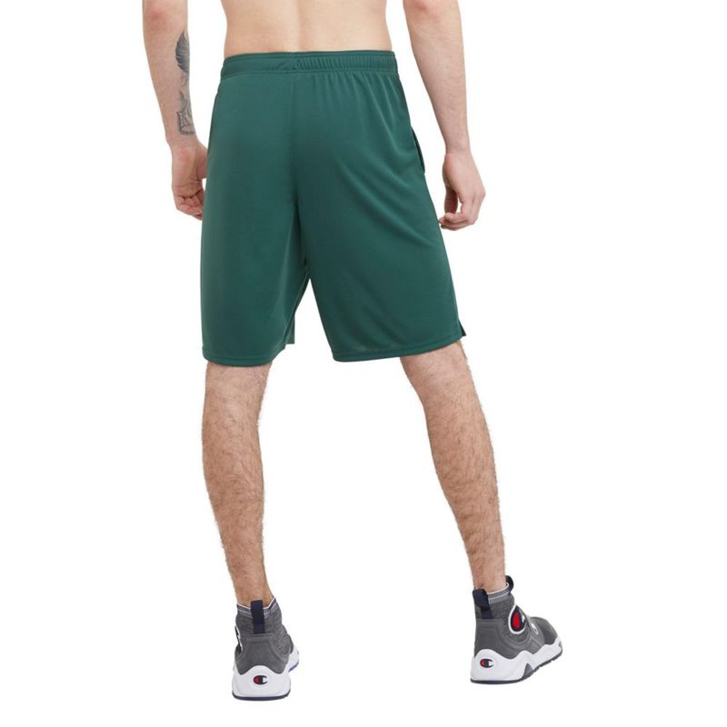 Shorts Champion 25 cm Verde Oscuro de absorción de humedad