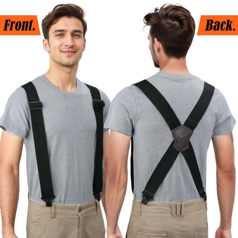 Tirantes masculinos WELKINLAND de 5 cm de ancho con clip