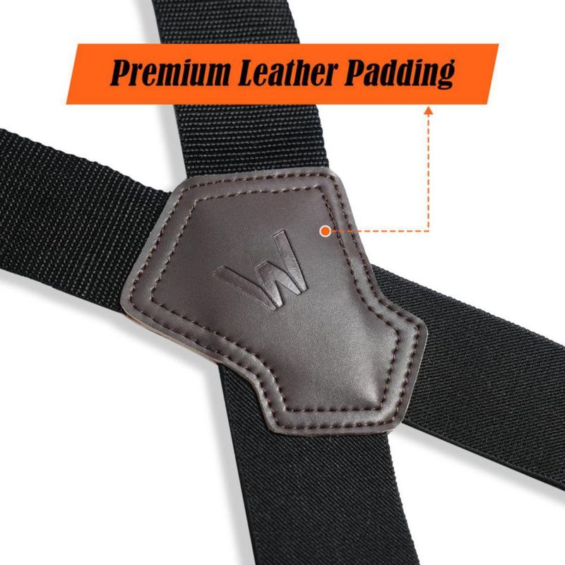 Tirantes masculinos WELKINLAND de 5 cm de ancho con clip