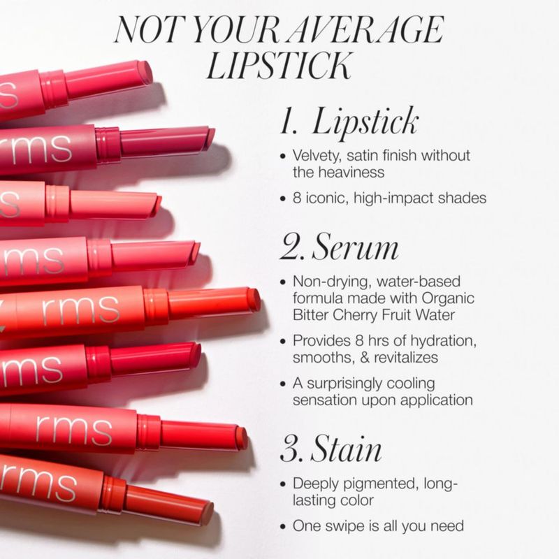 Lápiz labial RMS Beauty Legendary Serum Satin Finish Lip Colour