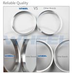 Juego de 4 anillos centradores para buje WHEEL CONNECT 726 mm a 641 mm