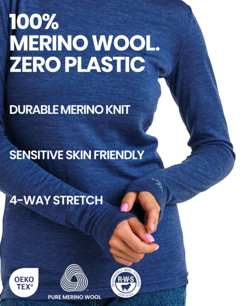 CAMISA Merino.tech Talla L 165 Blanco crema + Calcetines
