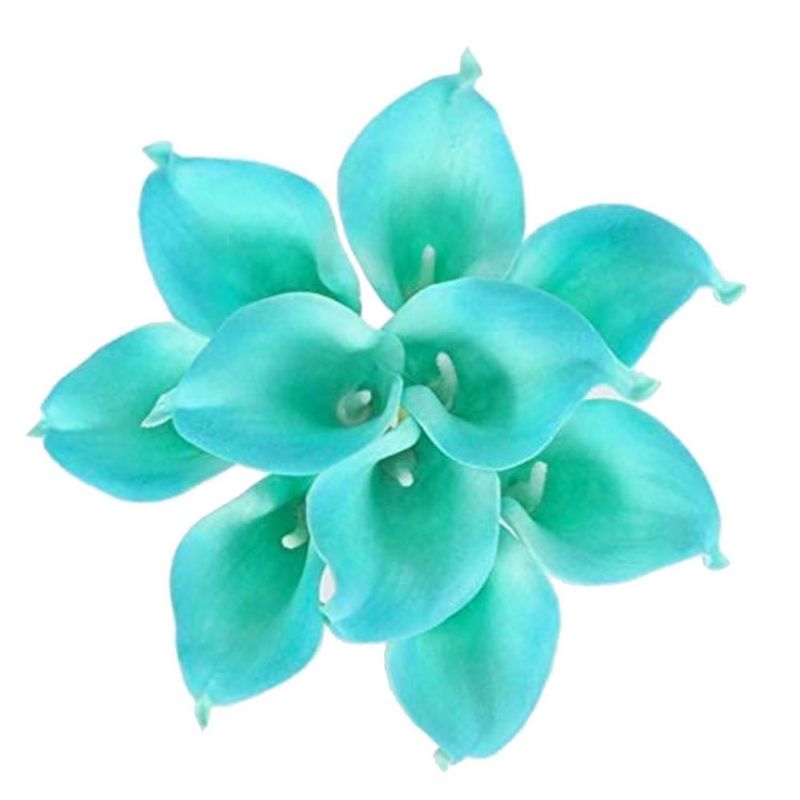Flores Artificiales Floral Kingdom 35 cm Azul Turquesa