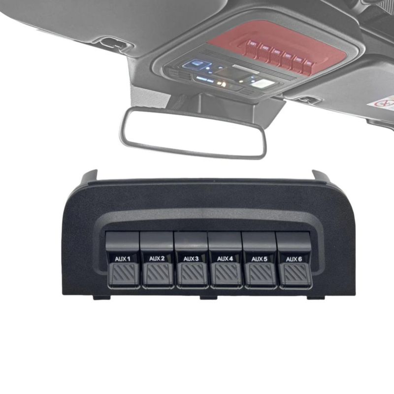 Panel de Interruptores KINETRAX de 6 Canales para Bronco/F-150 2021-2025