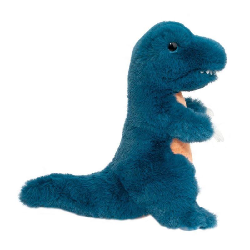 Peluche Dinosaurio Douglas T‑Rex 25 cm Azul Suave