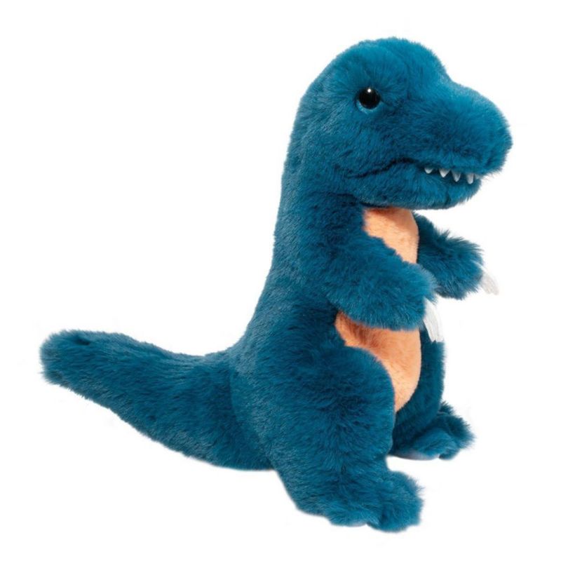 Peluche Dinosaurio Douglas T‑Rex 25 cm Azul Suave