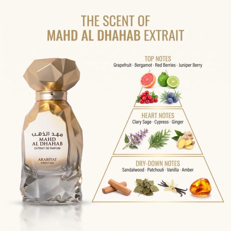 Extracto de Perfume ARABIYAT PRESTIGE 60 ml Ámbar Frutal